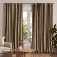 Eton Room Darkening Multi Header Single Panel Curtain
